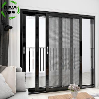 China Clearview Sliding Providing 3 Panel Multi Heavy Aluminum Patio Sliding Door for sale