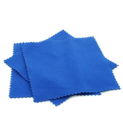 China Factory Low Lint Free Price 4x4 Inches Microfiber Suede Cloth Car Cleaning Cloth Suede Coating Cloth for sale