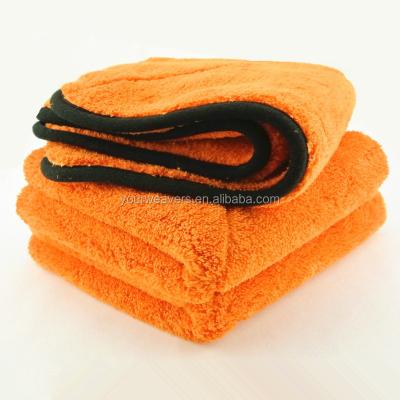 China Viable 40 x 40 cm 1200 gsm Push Microfiber Car Wash Towel Cleaning Cloth For Auto Detailing for sale