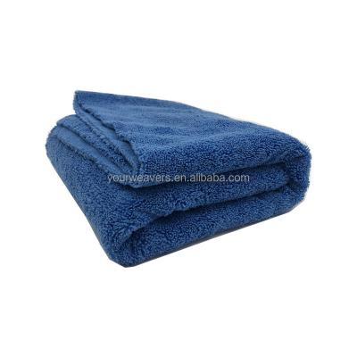 China Super Absorbent 80 20 Microfiber 100x60cm Lint Free Soft Towel For Car Cleaning Large Car Drying Towels for sale