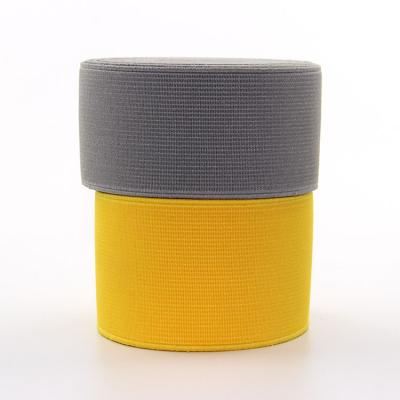 China Soft And Flexible High Elastic Multicolor Adjustable Braided Wide Elastic Band for sale