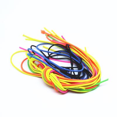 China Wholesale viable 1mm 2mm 3mm round elastic band rope 2mm multi colors polyester elastic cord manufacturer 3mm for sale