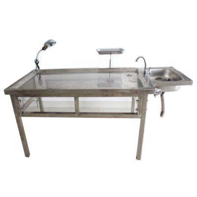 China High Quality Eco-friendly Veterinary Autopsy Table Hot Sale Animal Dissection Table for sale