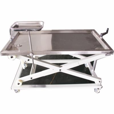 China Veterinary Animal Device Equipment Stainless Steel Anatomy Dissection Table for sale