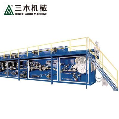 China Building material shops china factory full automatic baby diaper produce wet rags diapers making machine price for sale