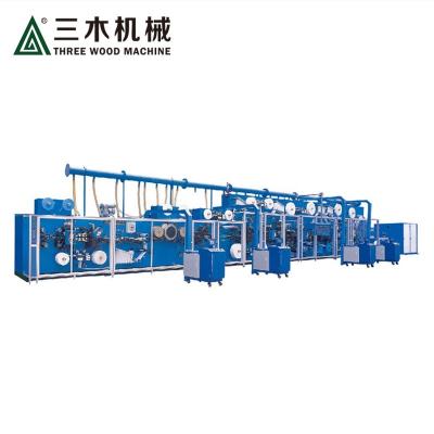 China Building Material Stores Used T Shape Pampering Economical Baby Diaper Machine for sale