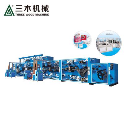 China Building Material Shops Bargain Price Second Hand Semi Servo Baby Diaper Machine Italy for sale