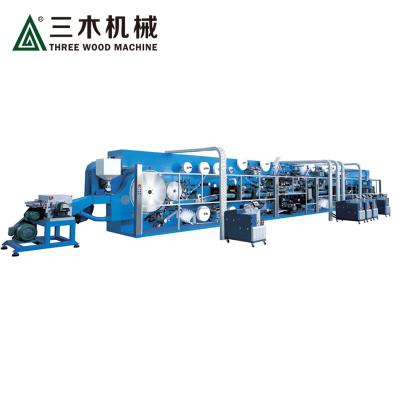 China Building Material Shops 2020 Second Hand Price Full Automatic Baby Diaper Machine Used for sale