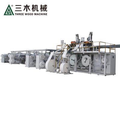 China Full Automatic Building Material Stores Facial Tissue Sanitary Pad Towel Pad Paper Wrapping Making Machine for sale