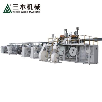 China Antibacterial Full Automatic Disposable Liner Diapers Panty Rules Sanitary Making Machine for sale