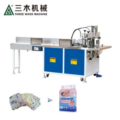 China Building Material Shops Full Automatic Frequency Motor Second Hand Price Sanitary Napkin Machine for sale