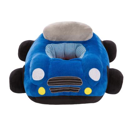 China Custom Shape Children's Car Cartoon Sofa Plush Toy Baby Learn Chair Soft And Comfortable Baby Learn To Sit On The Sofa Custom Size for sale