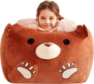 China Custom Stuffed Plush Bean Bag Chair Plush Couch Kids Plush Toys Children's Plush Sofa for sale