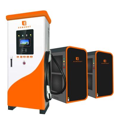 China Heavy Truck Senergy 480V Floor Standing Dc Ev Charging Stations Type 2 Cable Commercial Electric Charger Car Station for sale