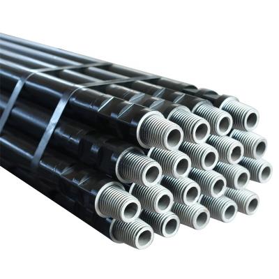 China good quality geologic exploration drill pipe 114mm pipe size types 6m drill rod friction welded for geothermal oil and gas for sale