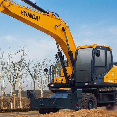 China High Quality Brand New Heavy Duty Excavator Hyundai Construction 21 Ton Wheel Excavator R210WVS for sale