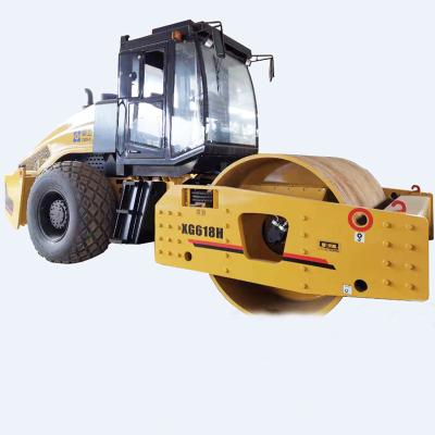 China Road Roller Company Road Machinery Xgma 18ton Road Roller Compactor Xg618h With Single Drum for sale