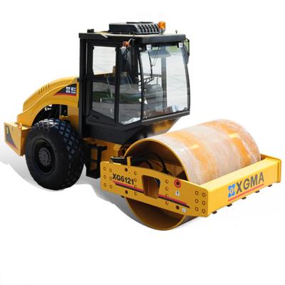 China Road Roller Company Road Machinery Xgma 12ton Single Drum Xg6121 Road Roller Compactor for sale