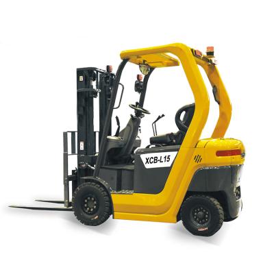 China Famous Chinese XCB-L15 sales hotels mini 1.5 tons with battery electric forklift forklift for best prices for sale