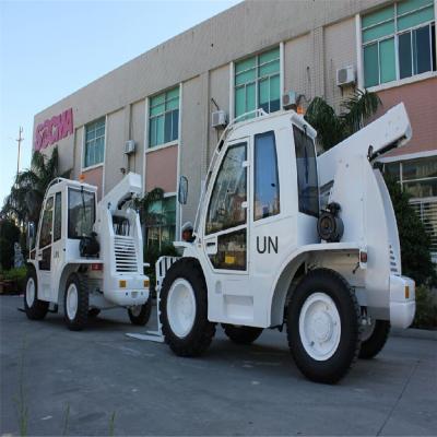 China Excavator Company Socma 7m Telehandler Hnt35-4 Lugage Telescopic Forklift Cheap Price for sale