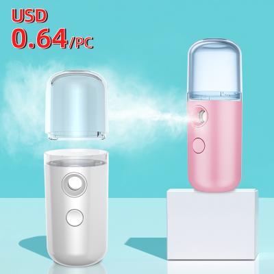 China Wholesale New Sauna Beauty Care Professional Mini Portable Electric Facial Alcohol Mist Moisturizer Nano Sprayer for sale