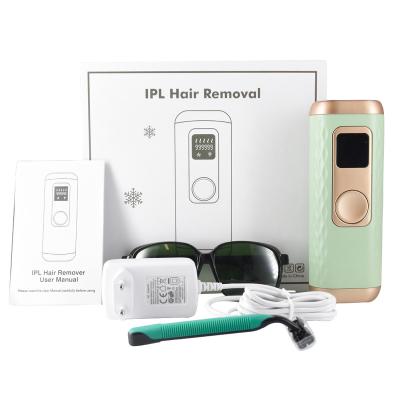 China 2021 Newest Portable Hair Removal Intense Pulse Light Cooling Ice IPL Permanent Handheld Laser Hair Removal Machine for sale