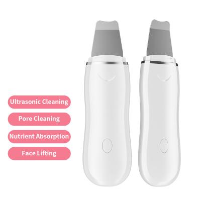 China Led Screen Digital Spa Equipment Ultrasound EMS Face Ion Skin Deep Cleansing Electric Wireless Digital Scrubber for sale