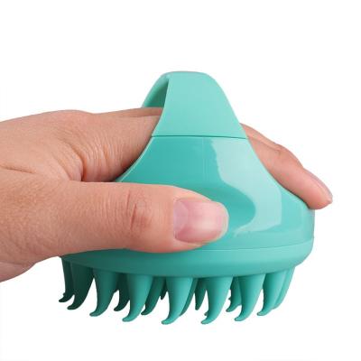 China Soft Hair Brush Shampoo Silicone Shower Hair Washing Comb Brush Soft Hair Scalp Massager for sale