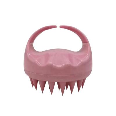 China 2021 Amazon Popular Products Dandruff Plastic Massage Silicone Massager Soft Shampoo Brush for sale