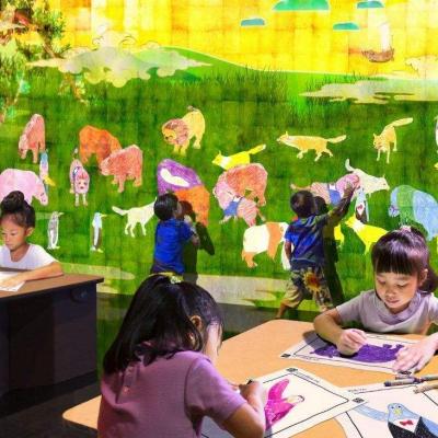 China Interactive wall projection interactive floor system, use laser touch module, 5m palm touch PP4 84m for sale