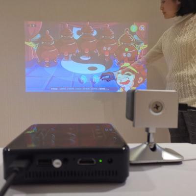 China Interactive Pico Finger Touch Screen Mobile Projector Touch Screen Smart Projector for sale