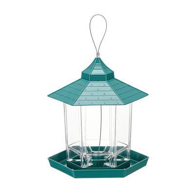 China Automatic Outdoor Patio Small Plastic Hanging Bird Feeder for sale