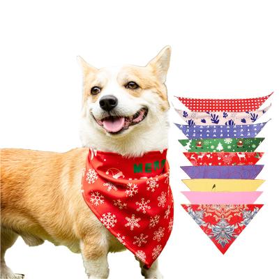 China Cats Amazon Success Pet Supplies Triangle Scarf Dog Cat Saliva Towel for sale