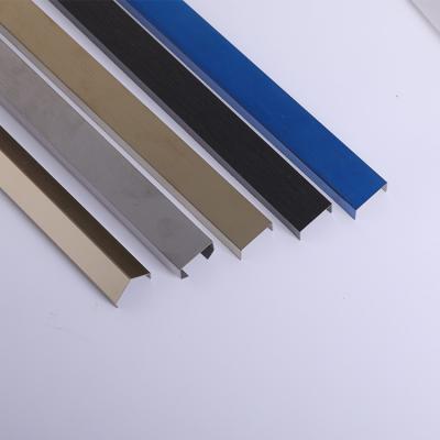 China 5 Mm Stainless Steel Divider Strip Modern Anti-Corrosion Thick Wall Decor Metal Strips Gold Tile for sale