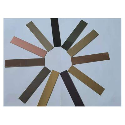 China Modern Metal Building Materials Corrosion Resistance Metal Sheet Stainless Steel High Flat Profile For Tile for sale