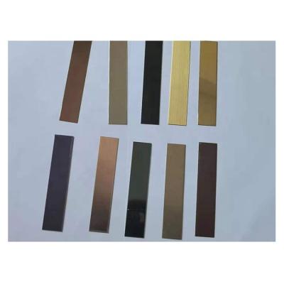 China Building Materials Modern Custom Flat Size Metal Plate Sheet Stainless Steel Wall Mount Bar Decorative Strip for sale