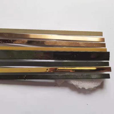 China Manufacturer T Stainless Steel Tile Trim Accessories Modern Strip Wholesale Prices Decorative Metal Strips For Furniture for sale