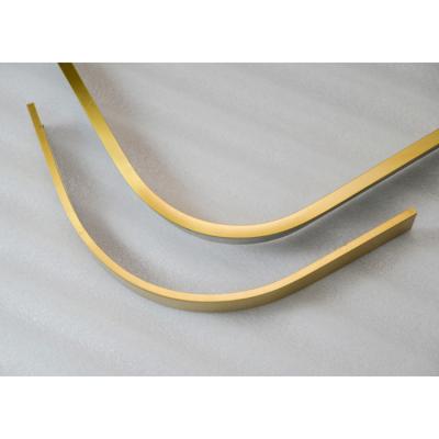 China Customized Modern Factory Outlet Form 201 Half Round Stainless Steel Metal Strip 8Mm Profile for sale