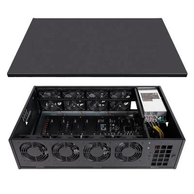 China With Fan Machine Chassis Motherboard 8gpu 847 Pro/b85/b75 Graphics Card Rig Case Box 8 Gpu Fold Server Case for sale