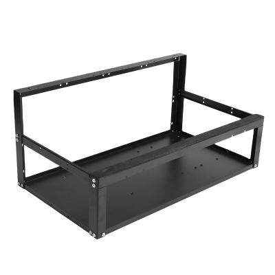 China gpu 8 to 6 gpu 8 gpu frame box factory price open air steel sight Rig Up for computer rack motherboard bracket for sale