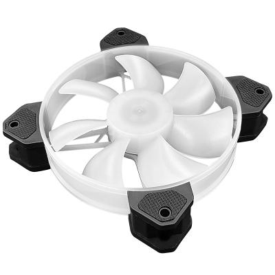 China RGB Fan 6 Pin Interface Fan Cooler With Controller Remo PC Mute Electric PC Computer With RGB LED Lights For Laptop Computer for sale