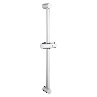 China Metalique Chrome Traditional Wall Mounted Hand Shower Sliding Bar Polished Stainless Steel With Height Adjustable Shower Head Holder for sale