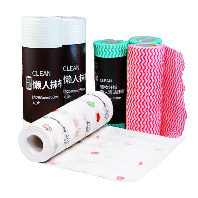 China Sustainable Multifunctional Kitchen Household Oil And Dry Lazy Stain Removal Cloth With Natural Soft Skin Material for sale