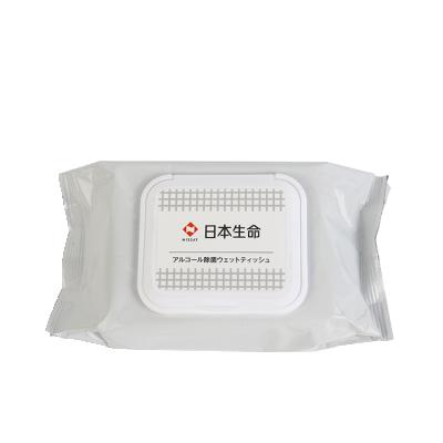 China Portable 45gsm Woven Fabric Multifunctional Cleaning Wet Cloths Made In China Non Sustainable Factory With Lid For Japanese Market for sale