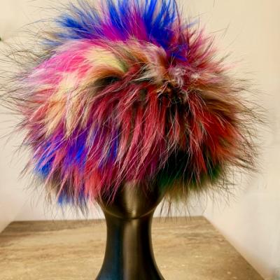 China Autumn Winter Sweet Retro Beauty Elastic Korean Cute Headband Plush Style Fox Imitation Fur Headband For Woman for sale