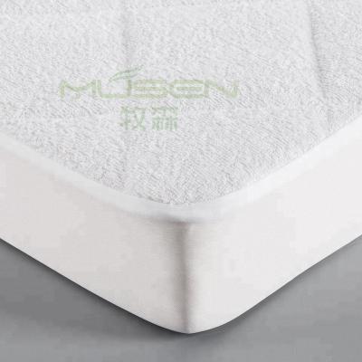 China Wholesale Waterproof Soft Bamboo Mattress Protector Bag Waterproof Baby Blanket Cushion Bed Custom Cheap Customized Anti PVC Technics Item for sale