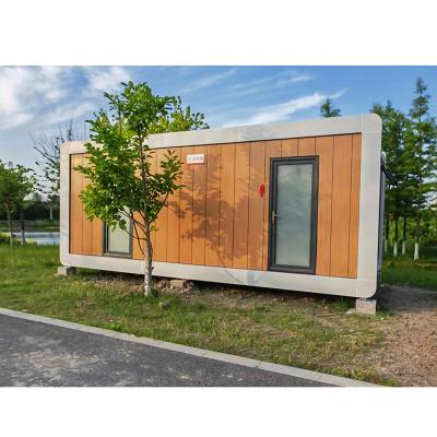 China 2022 New Fashion Design Luxury Wind Resistance Prefab Toilet For Outdoor And Construction Sites for sale