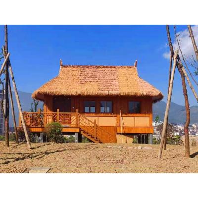 China 100% Eco-friendly Wooden Log Cabins Houses Prefab Wooden Prefab Houses Villa for sale