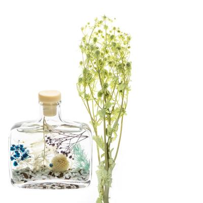 China Natural Light Green Perfume Flowers Room Wedding Decor Aroma Diffuser Flowers Dried Flowers for sale