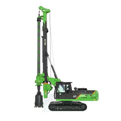 China Construction worksÂ   Best Selling KR150C Bored Drilling Concrete Driver Piling Rig Machine With Cat Chassis for sale